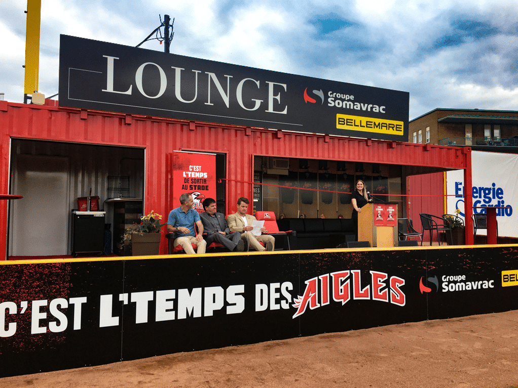 Inauguration lounge Aigles de Trois-Rivières, Groupe Somavrac