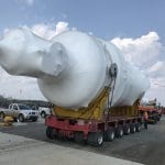 arrimage et transport de modules surdimensionnées