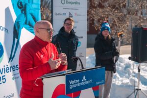 Conférence de presse de la Tournée de la Flamme.